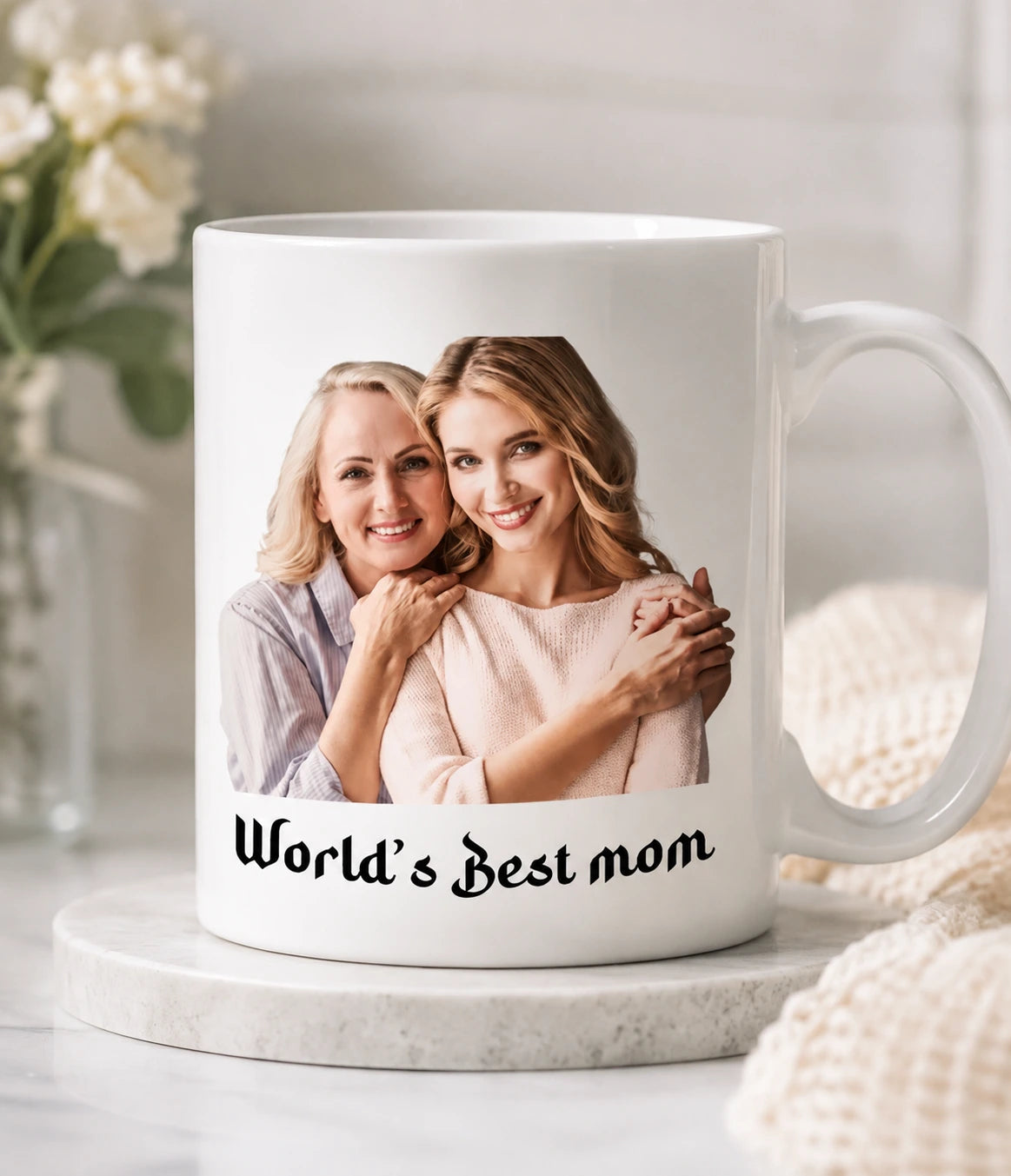 Customized White Mom Mug