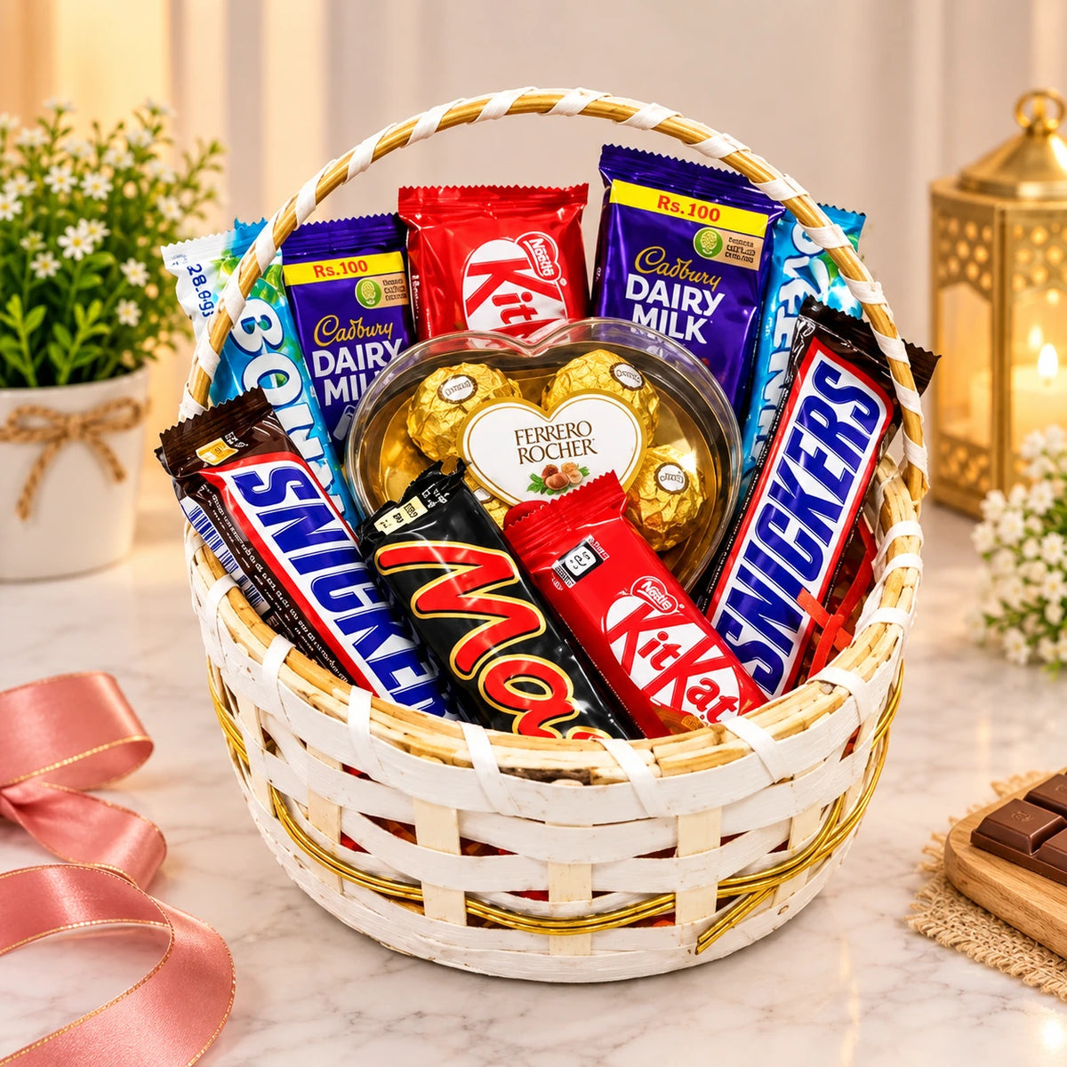 Premium Chocolate Gift Basket