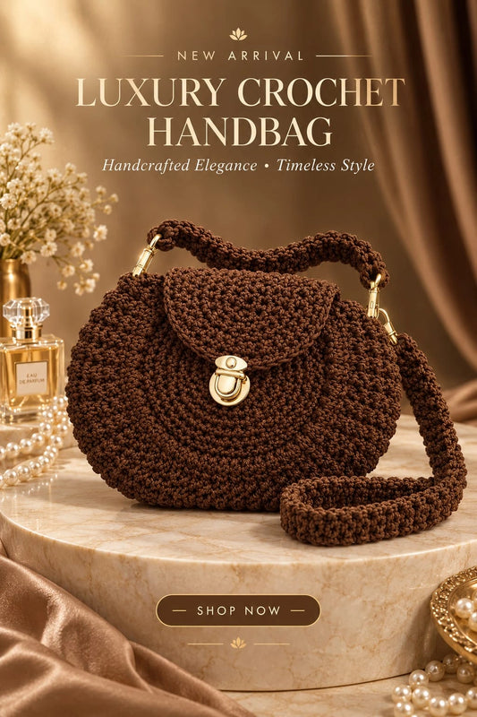 Luxury Crochet Handbag for Women
