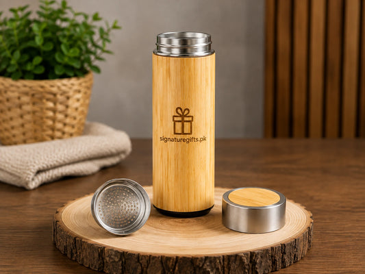 Personalized Bamboo Water Bottle