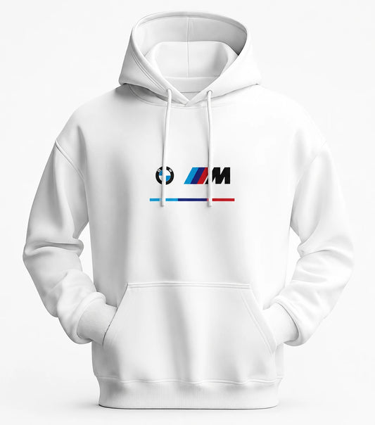 White Custom BMW Hoodie