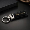 Personalized  Leather Keychain