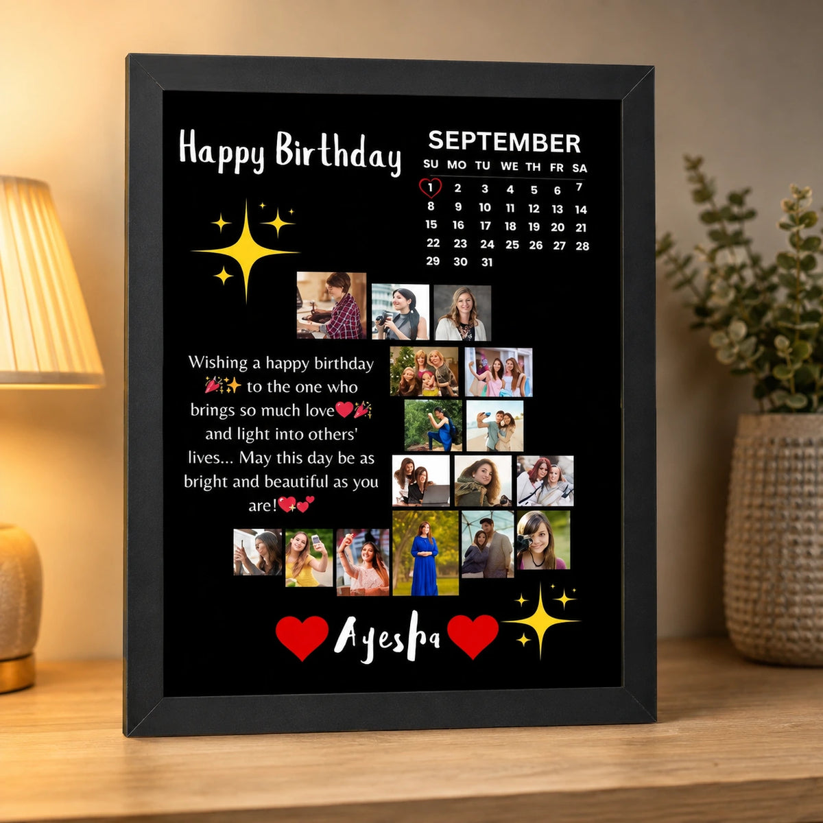 birthday photo frame design
