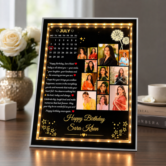  Personalized LED Birthday Photo Frame&nbsp;