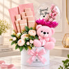 Pink Teddy Bear Gift Box in Pakistan