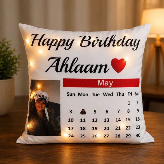 Personalized LED Lights Cushion