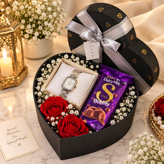 Watch & Chocolate Gift Box