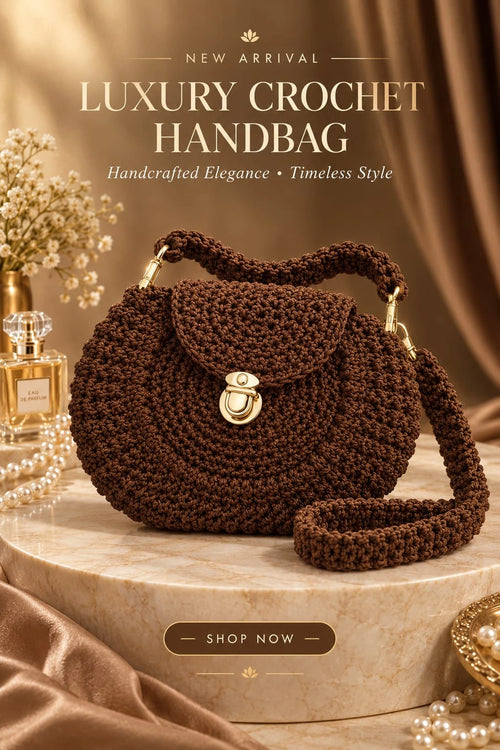 Luxury Crochet Handbag for Women