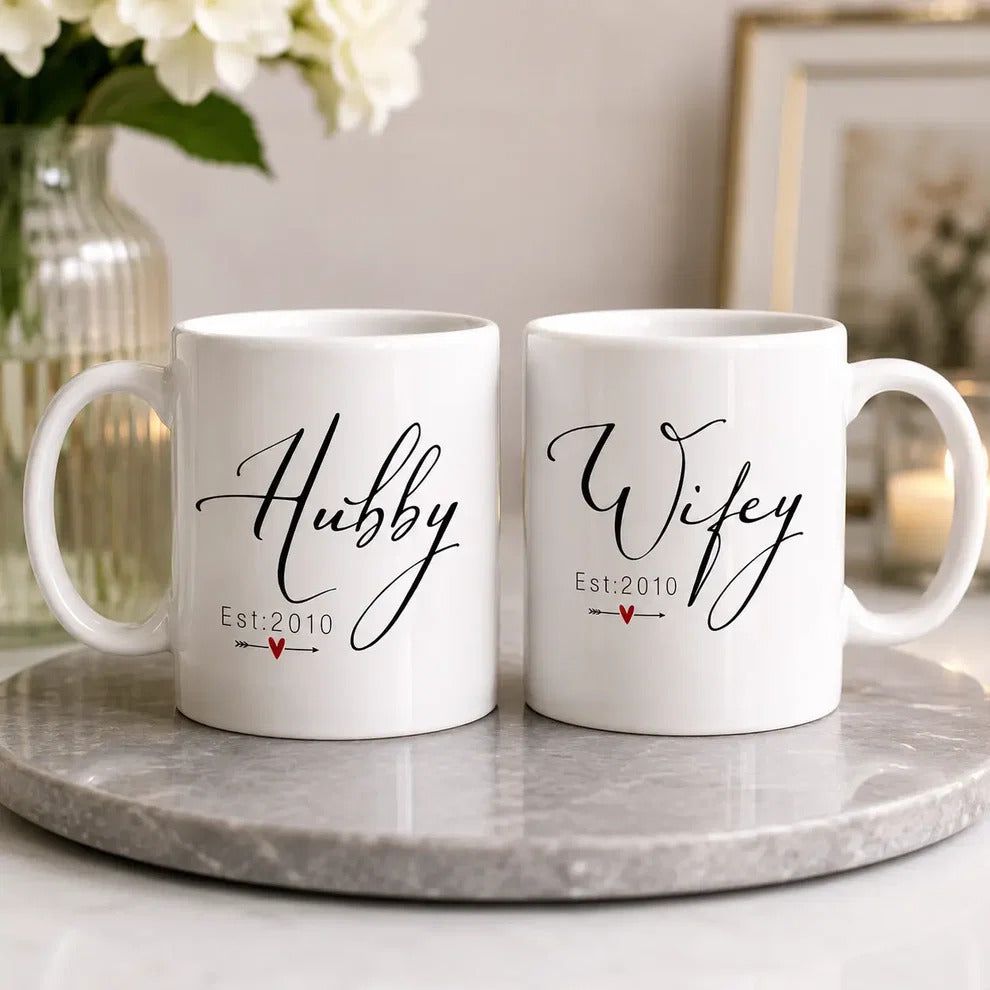Personalized Couple Mug Set