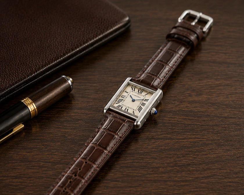 leather strap watch