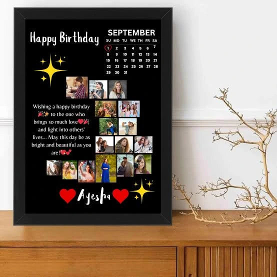 Custom Birthday Frame